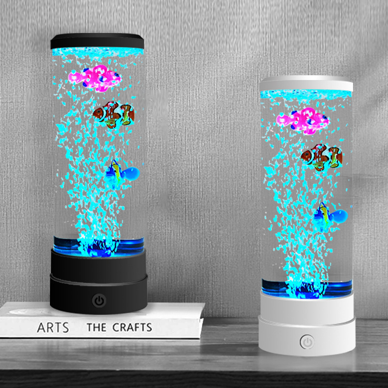 Home Decor For Wedding - Simulated LED Multi-color Bubble Fish Atmosphere