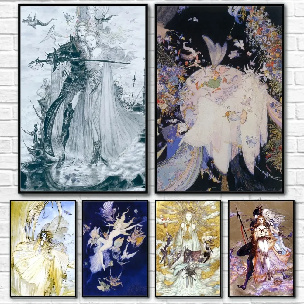 Home Decor Luxury - Yoshitaka Amano Final Fantasy Game Luxury