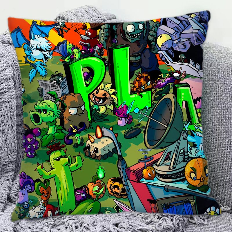 Plants Vs. Zombies Cute Cartoo - Home Decor Sofa 评论和价格