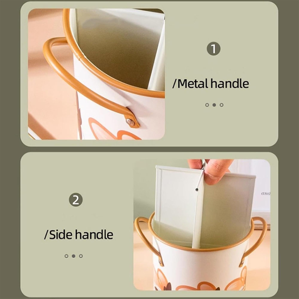 Retro Tableware Storage Bucket - Home Decor Kitchen 评论和价格