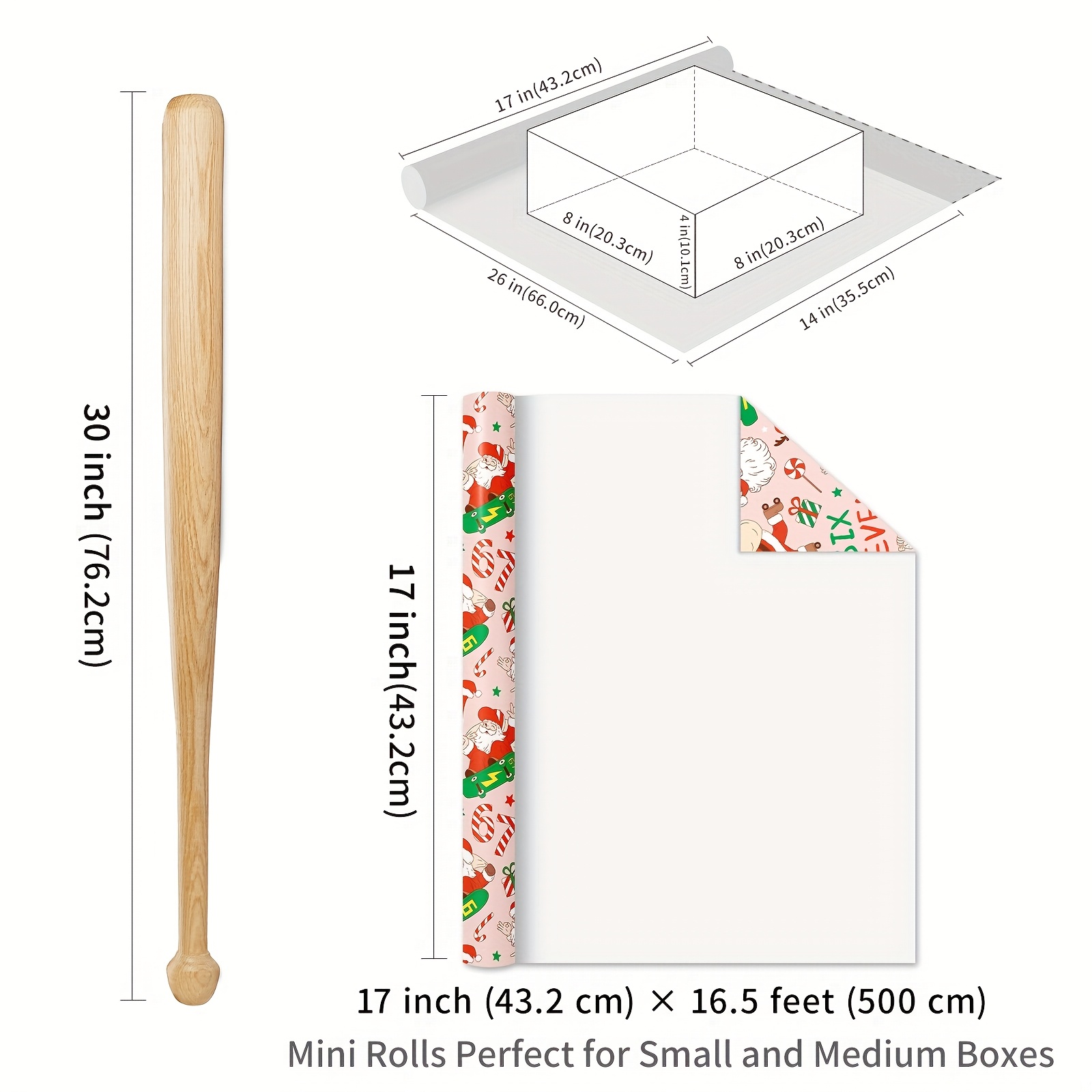 1 Roll of Fun Pink Christmas W - Home Decor Exchange 评论和价格