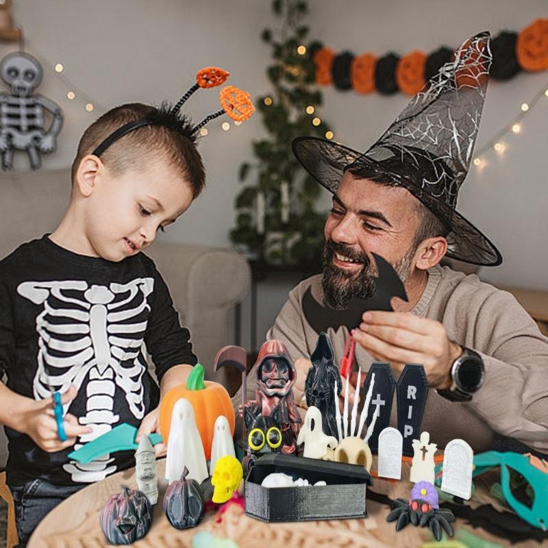 Pack of 20 Tiny Halloween Figu - Home Decor Exchange 评论和价格