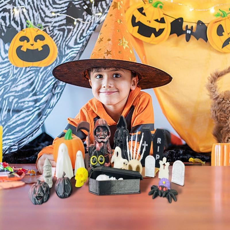Pack of 20 Tiny Halloween Figu - Home Decor Exchange 评论和价格