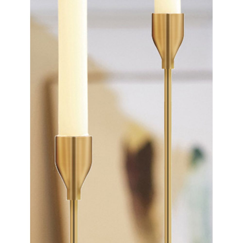 Set Of 3 Copper Candlesticks,  - Home Decor Luxury 评论和价格