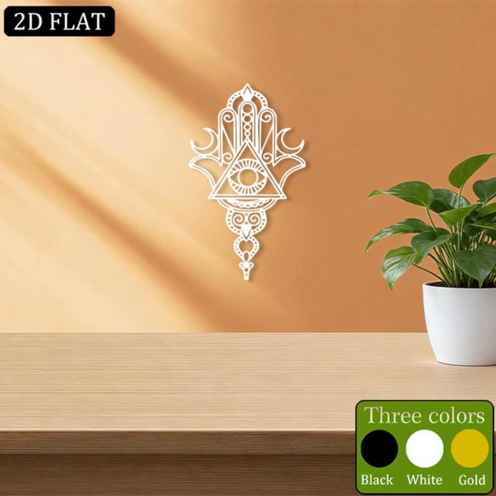 CIFBUY Iron Wall Art Hamsa Evi - Home Decor Wall Art 评论和价格