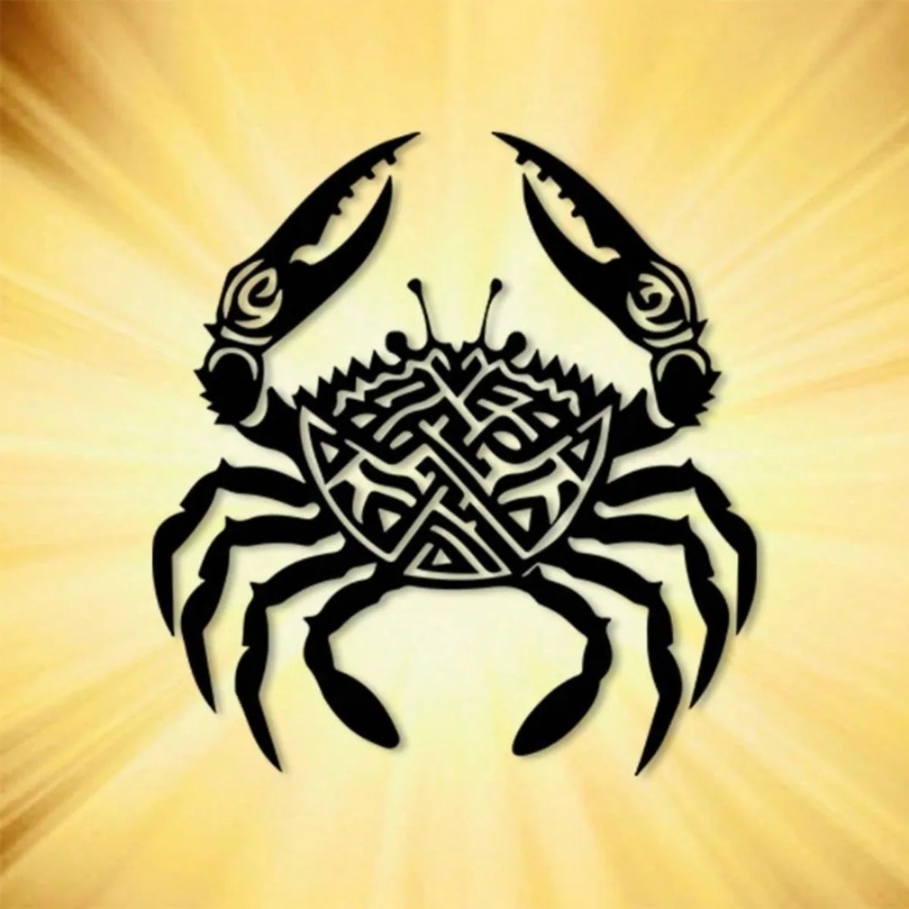 Crab Metal Wall Decor Tribal P - Home Decor Nautical 评论和价格