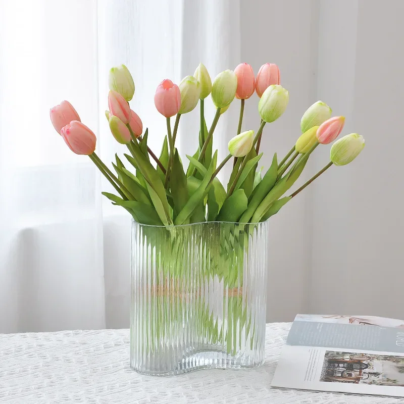 5 Heads Artificial Tulip Tacti - Home Decor Tulip 评论和价格