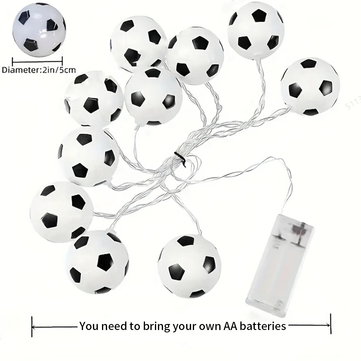 1Pcs Vibrant Football Led Stri - Home Decor Exchange 评论和价格