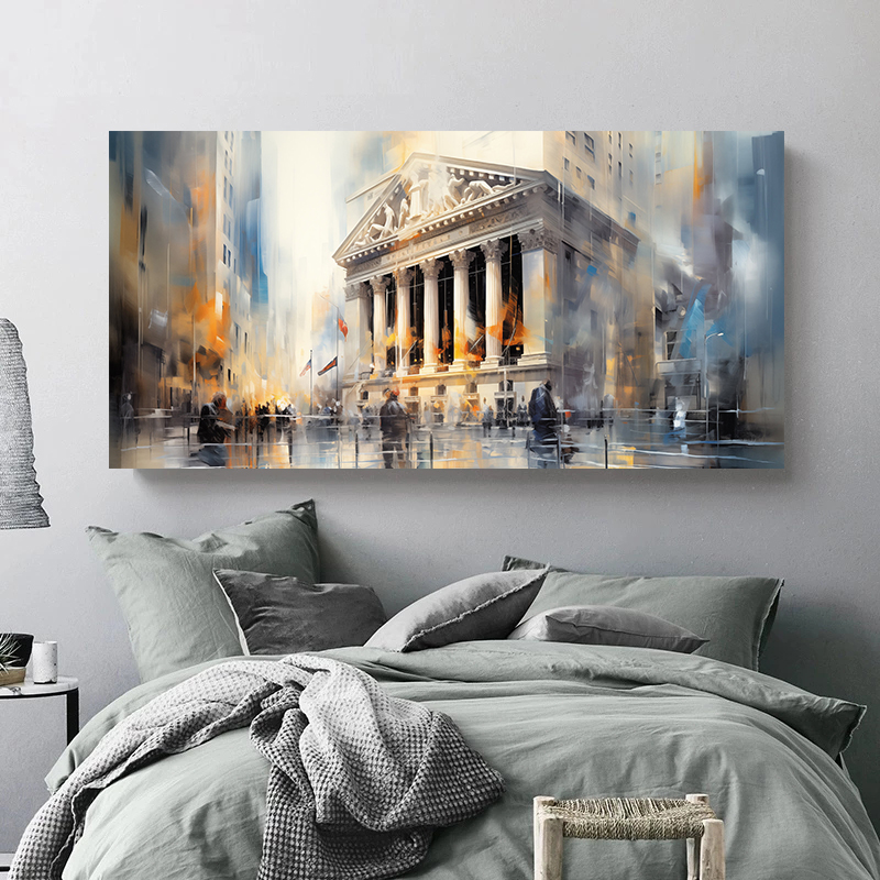 New York Stock Exchange Abstra - Home Decor Exchange 评论和价格