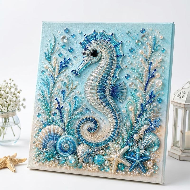Ocean Theme Pearl Art DIY Kit  - Home Decor Nautical 评论和价格