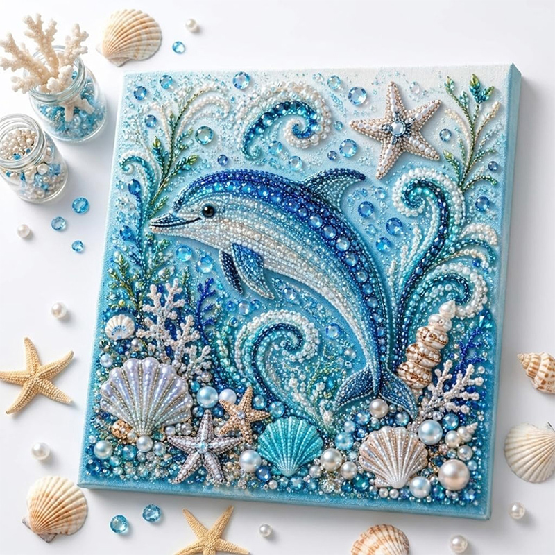 Ocean Theme Pearl Art DIY Kit  - Home Decor Nautical 评论和价格
