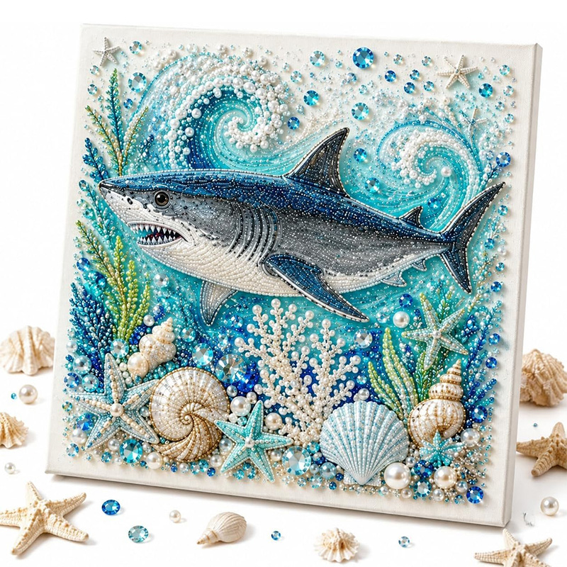 Ocean Theme Pearl Art DIY Kit  - Home Decor Nautical 评论和价格