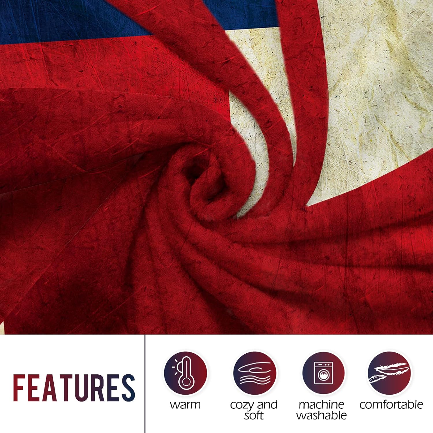 Levens Texas Flag Throw Blanke - Home Decor Sofa 评论和价格