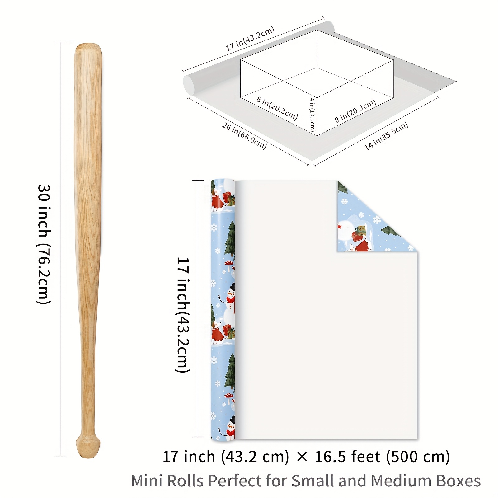 1 Roll of Christmas Wrapping P - Home Decor Exchange 评论和价格