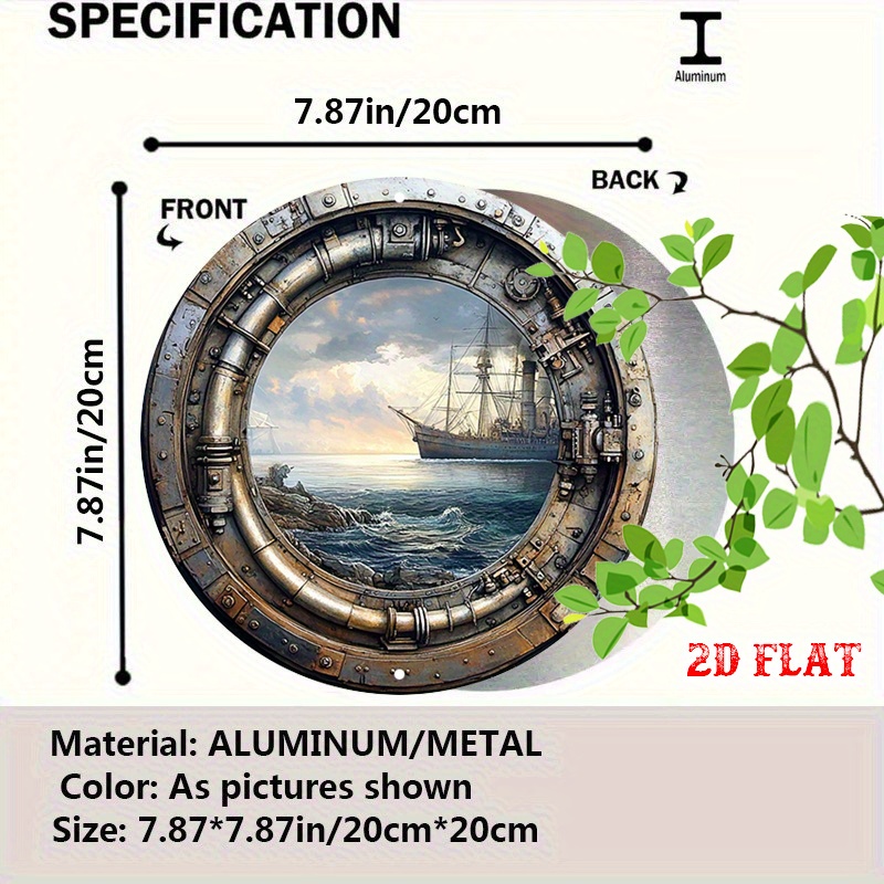 [2D Flat] Vintage Nautical Met - Home Decor Nautical 评论和价格