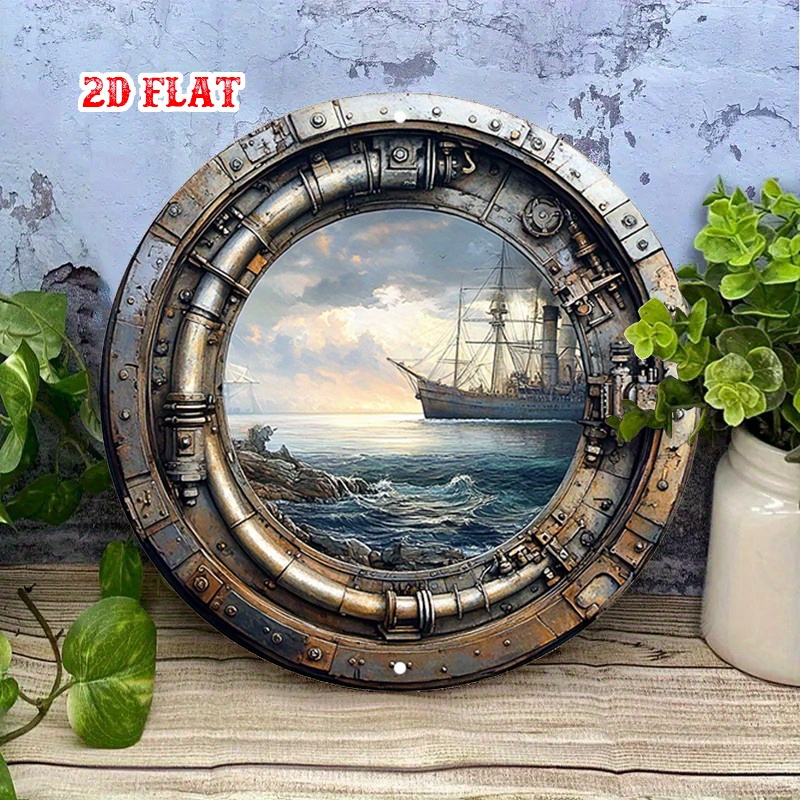 [2D Flat] Vintage Nautical Met - Home Decor Nautical 评论和价格