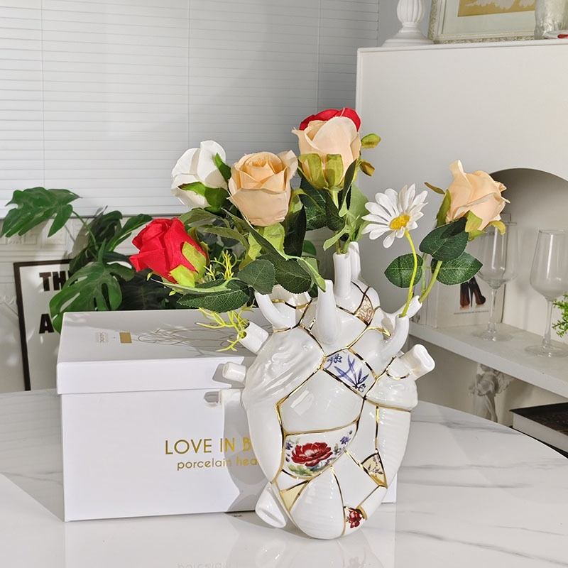 Heart vase Living room wine ca - Home Decor Luxury 评论和价格