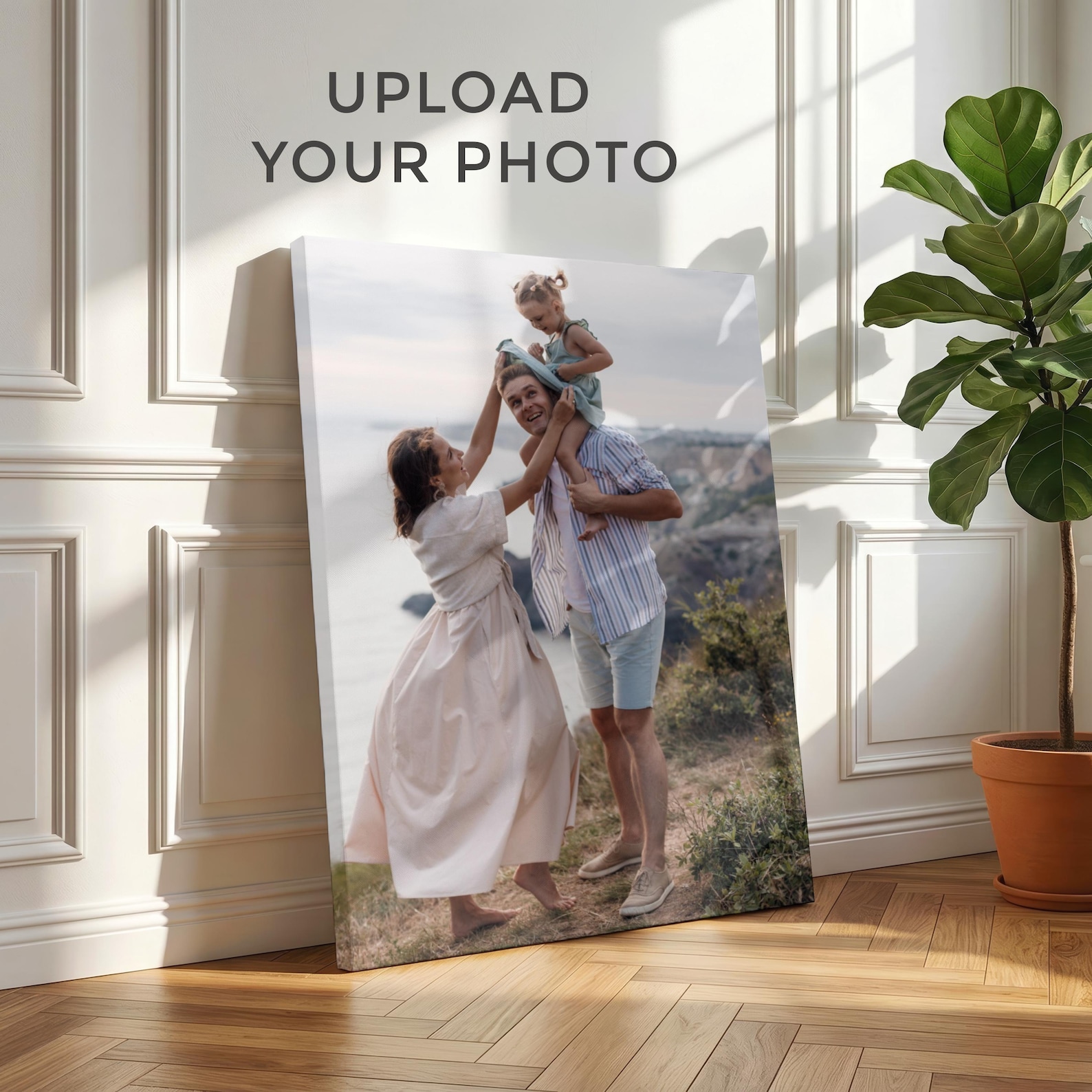 Personalized Photo Canvas, Cus - Home Decor For Wedding 评论和价格