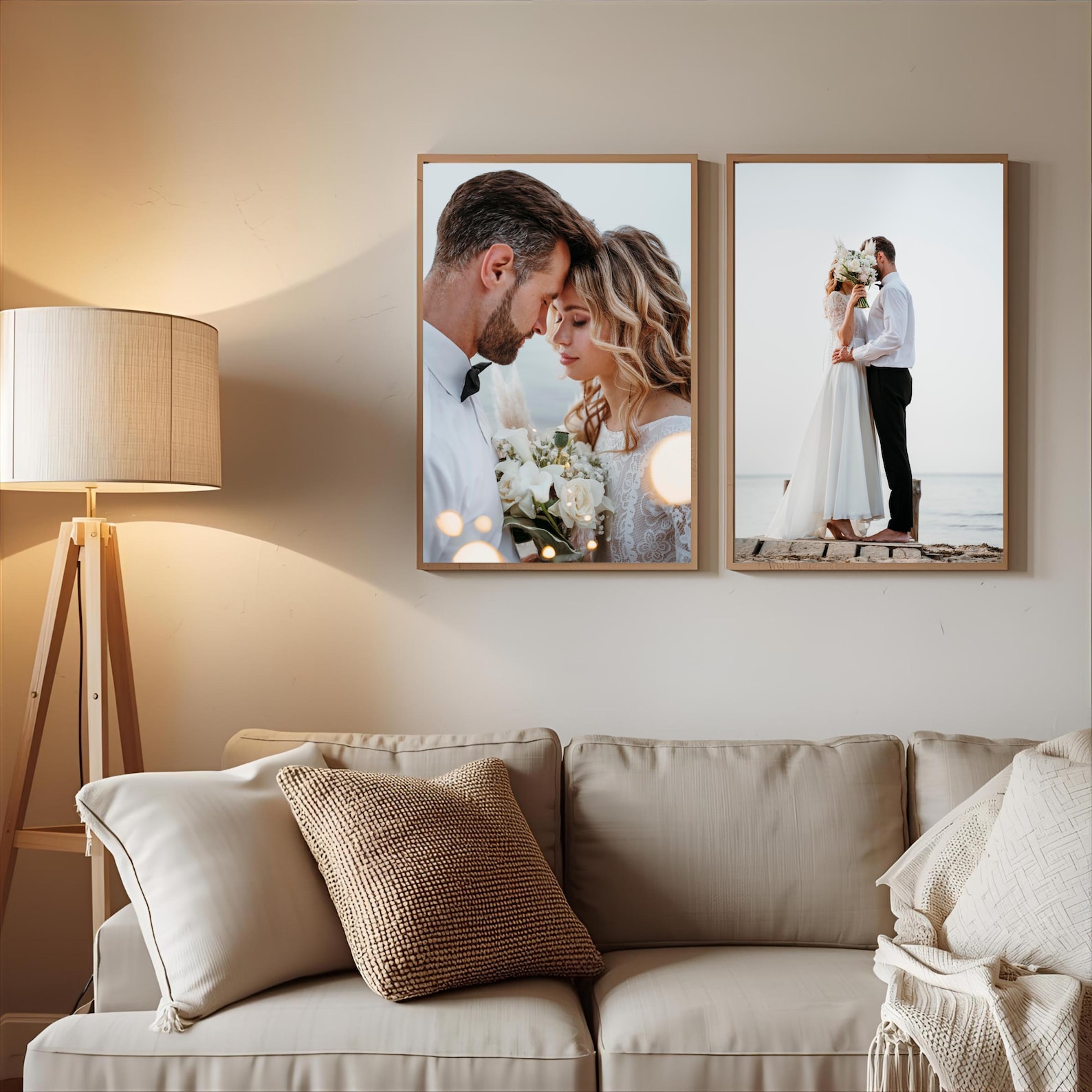 Personalized Photo Canvas, Cus - Home Decor For Wedding 评论和价格