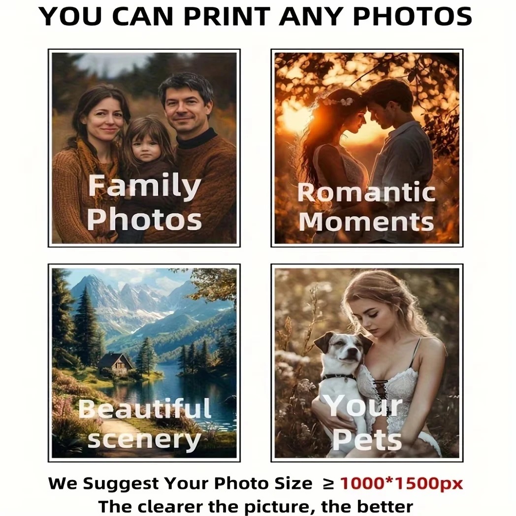 Personalized Photo Canvas, Cus - Home Decor For Wedding 评论和价格