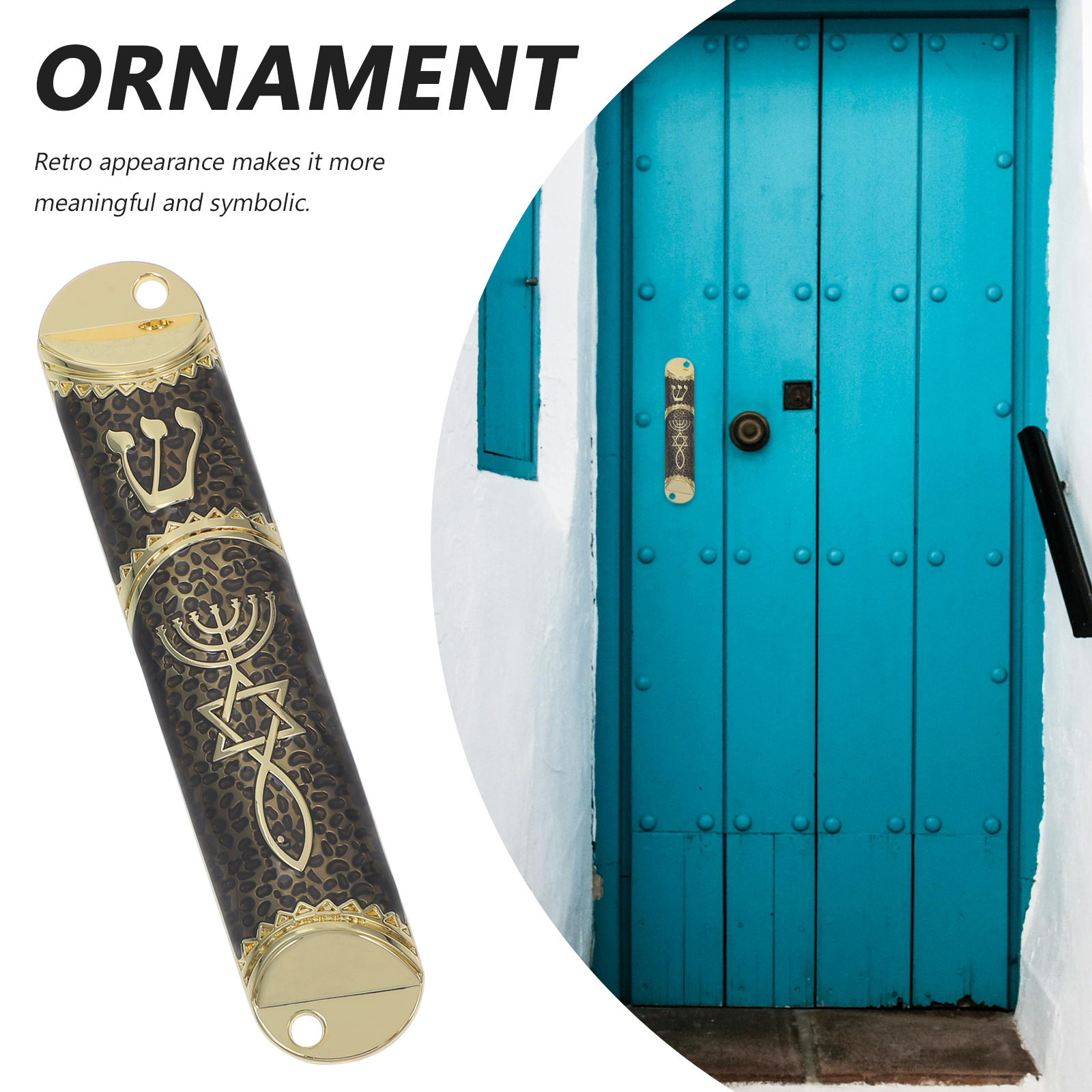 Religious Mezuzah Metal Door D - Home Decor Sofa 评论和价格