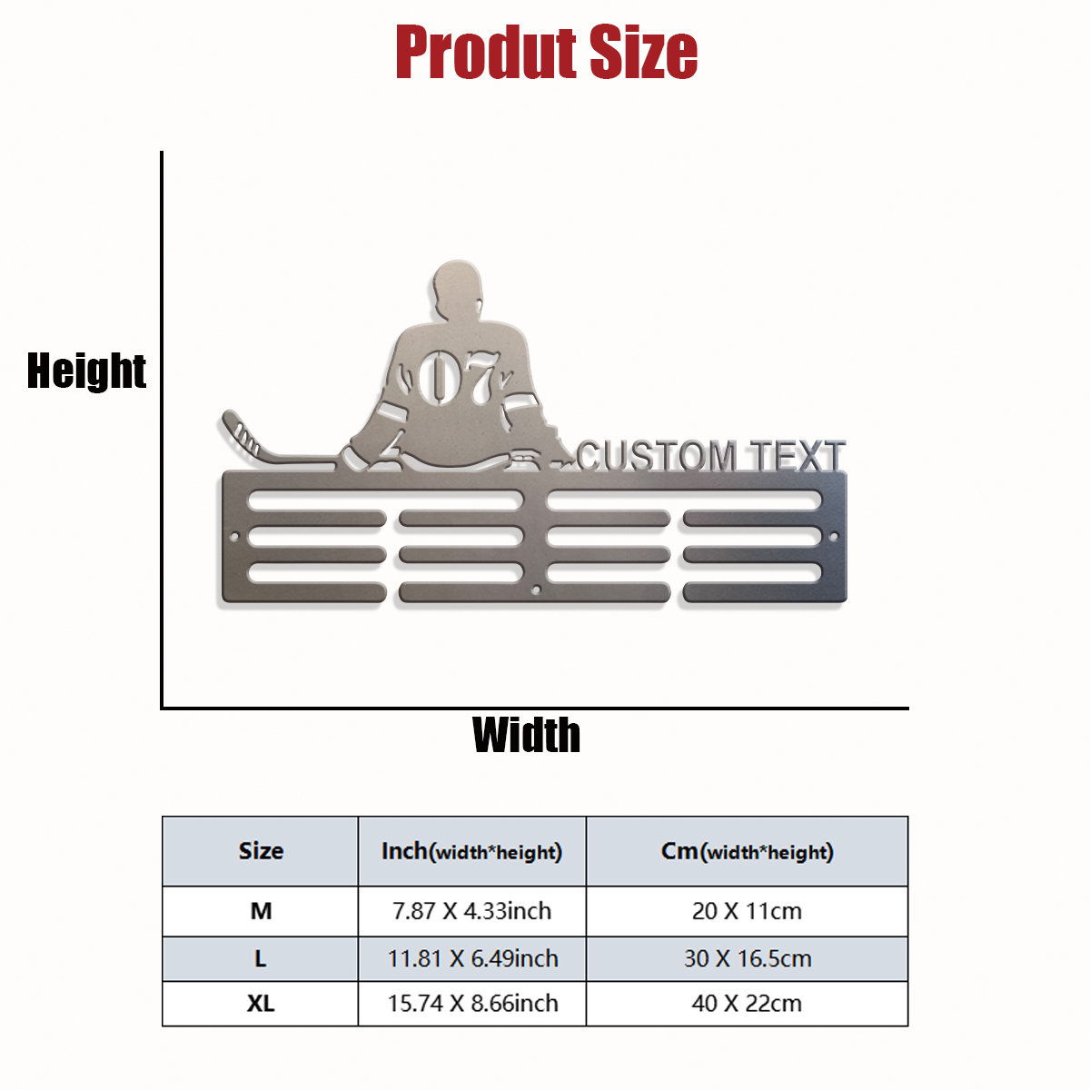 1pc Custom Ice Hockey Metal Me - Home Decor For Wedding 评论和价格