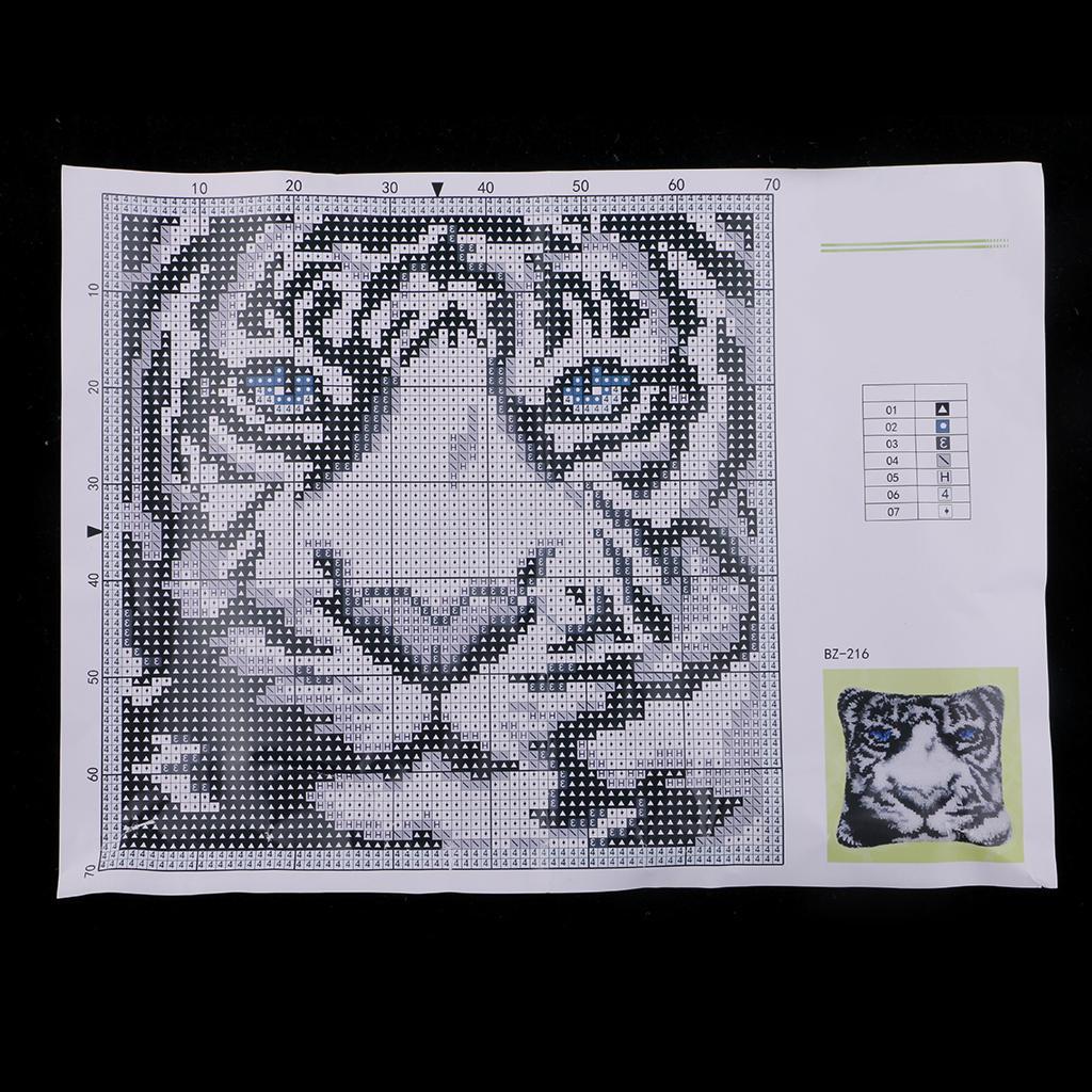 Pillow Latch Hook Rug Kit Hand - Home Decor Sofa 评论和价格