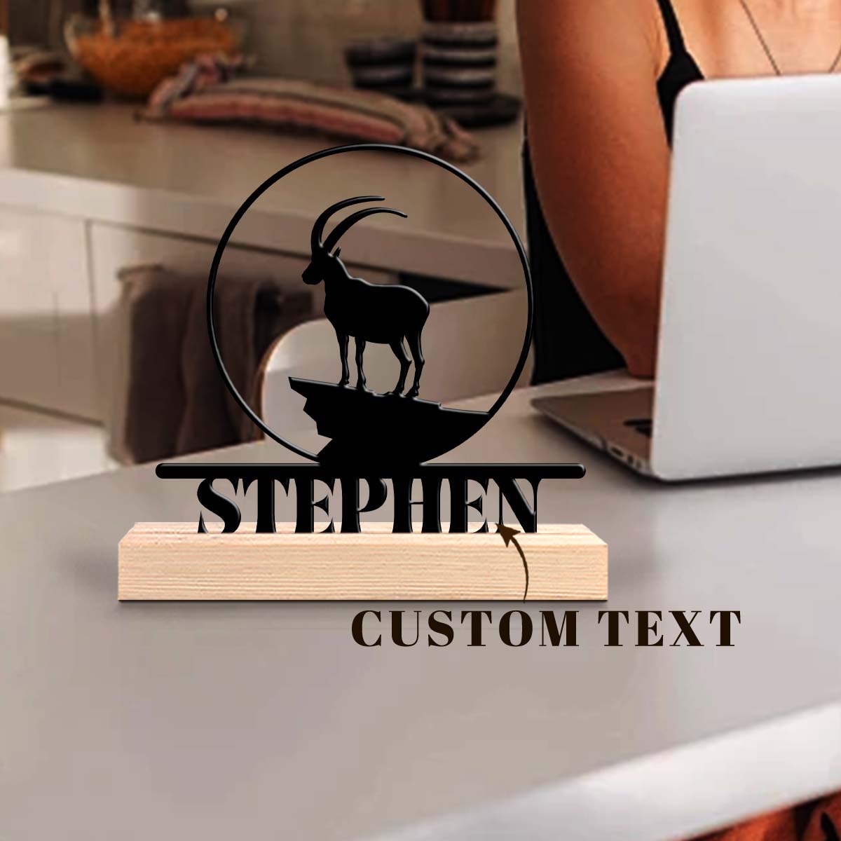 1pc Personalized Iron Desktop  - Home Decor For Wedding 评论和价格
