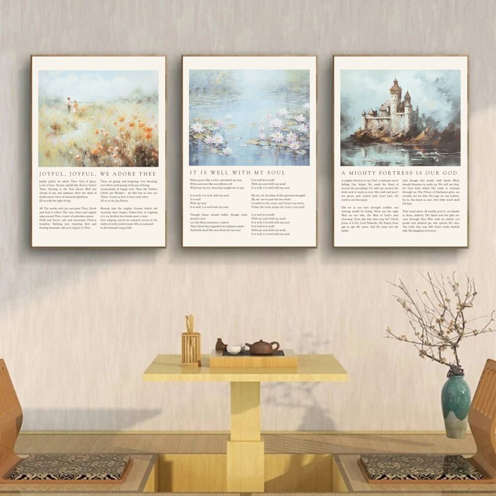 Christian Hymn Poster Amazing  - Home Decor How To 评论和价格