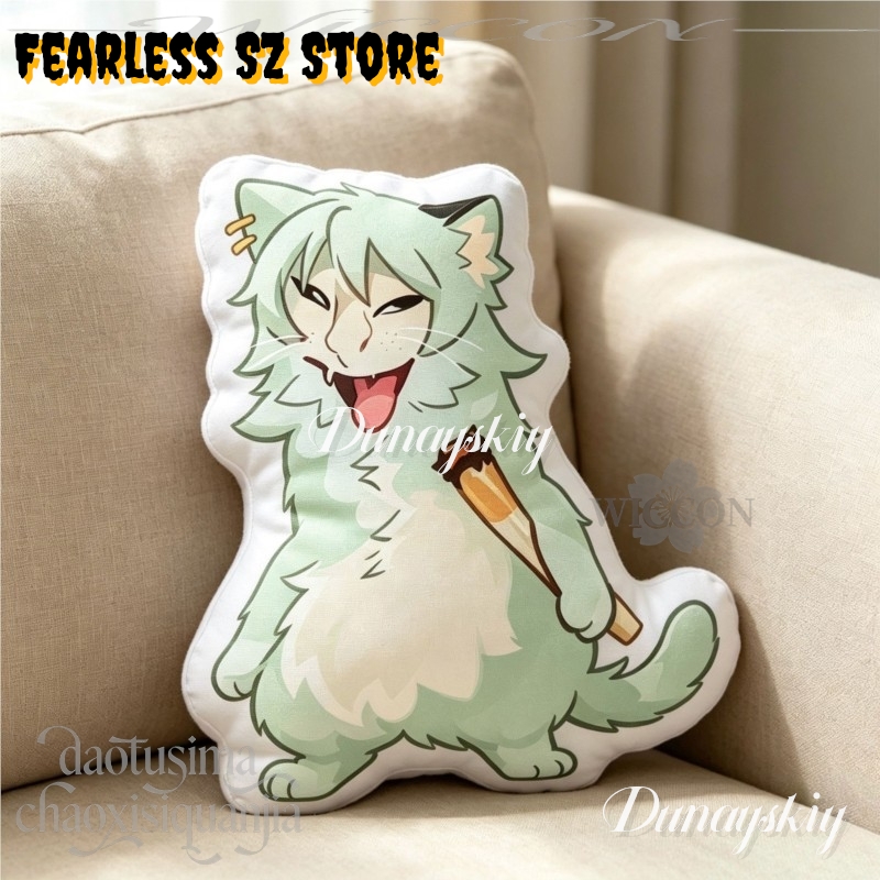 Chainsmoker Cat Q Version Doll - Home Decor Sofa 评论和价格